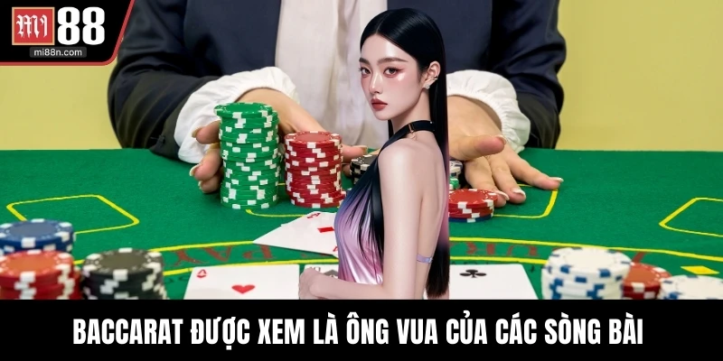 Baccarat được xem là ông vua của các sòng bài 