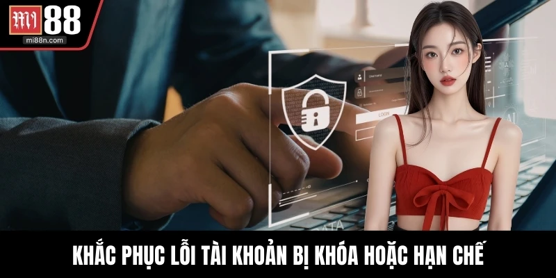 Khắc phục lỗi tài khoản bị khóa hoặc hạn chế